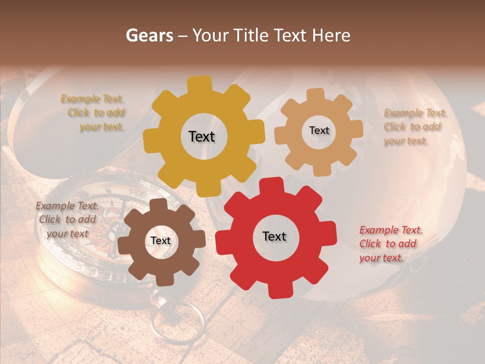 Way Telescope Retro PowerPoint Template