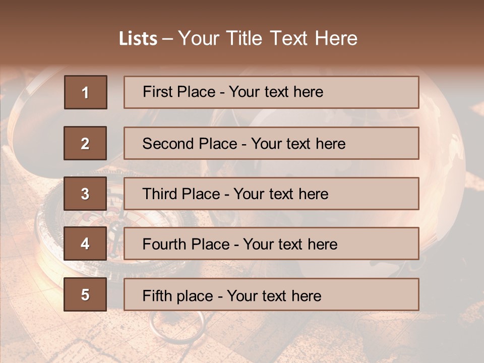 Way Telescope Retro PowerPoint Template