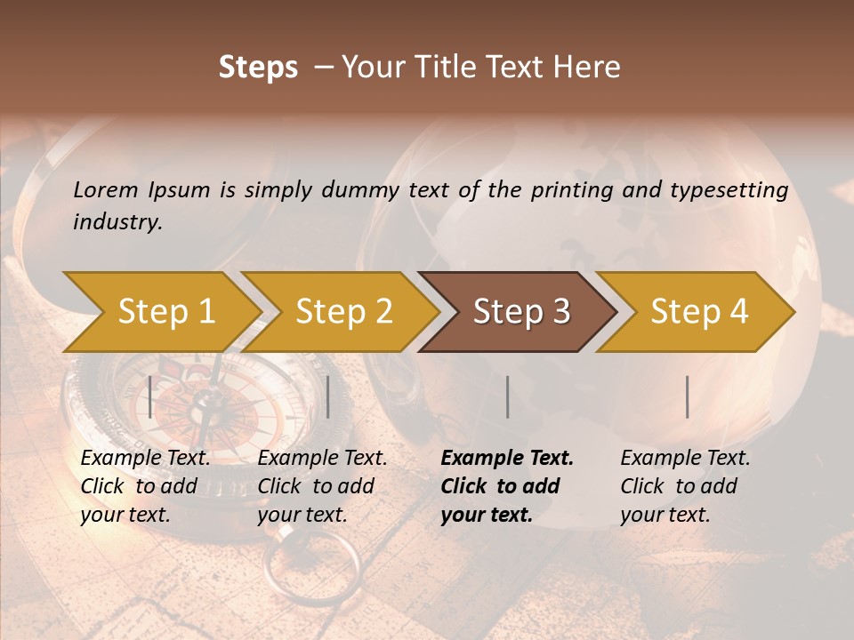 Way Telescope Retro PowerPoint Template