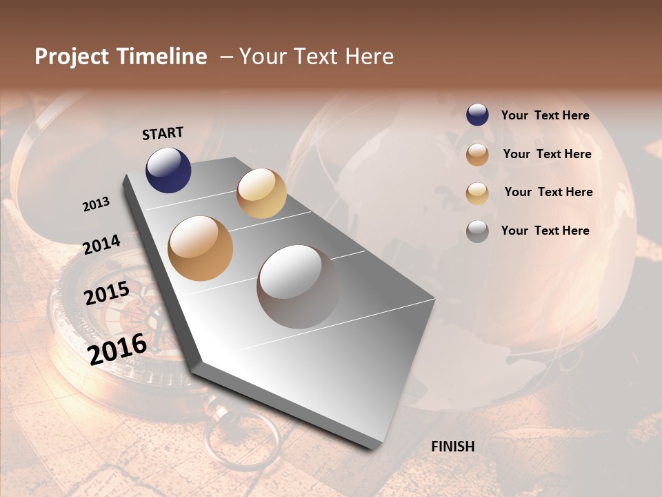 Way Telescope Retro PowerPoint Template