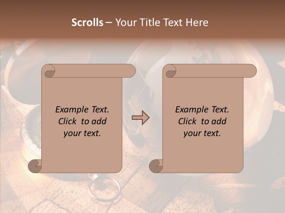 Way Telescope Retro PowerPoint Template