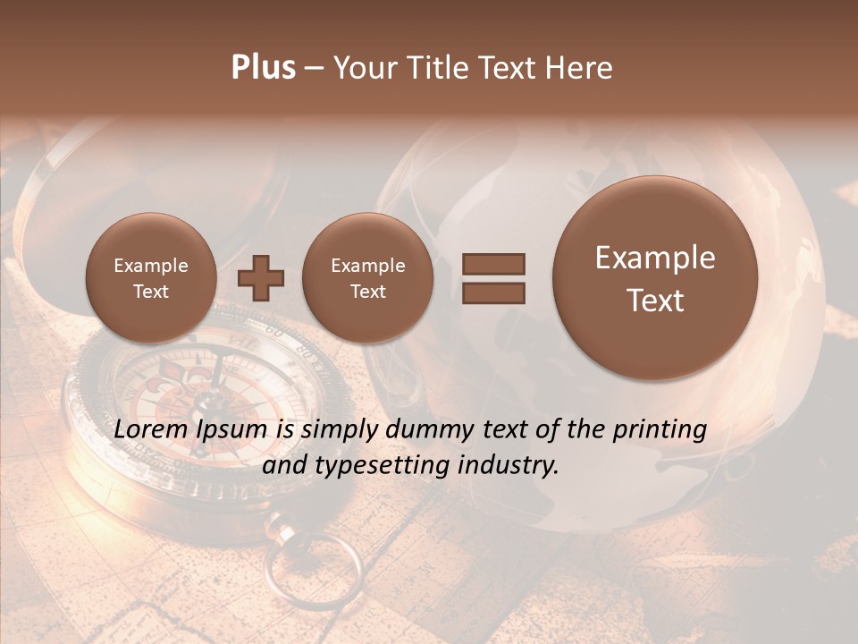 Way Telescope Retro PowerPoint Template