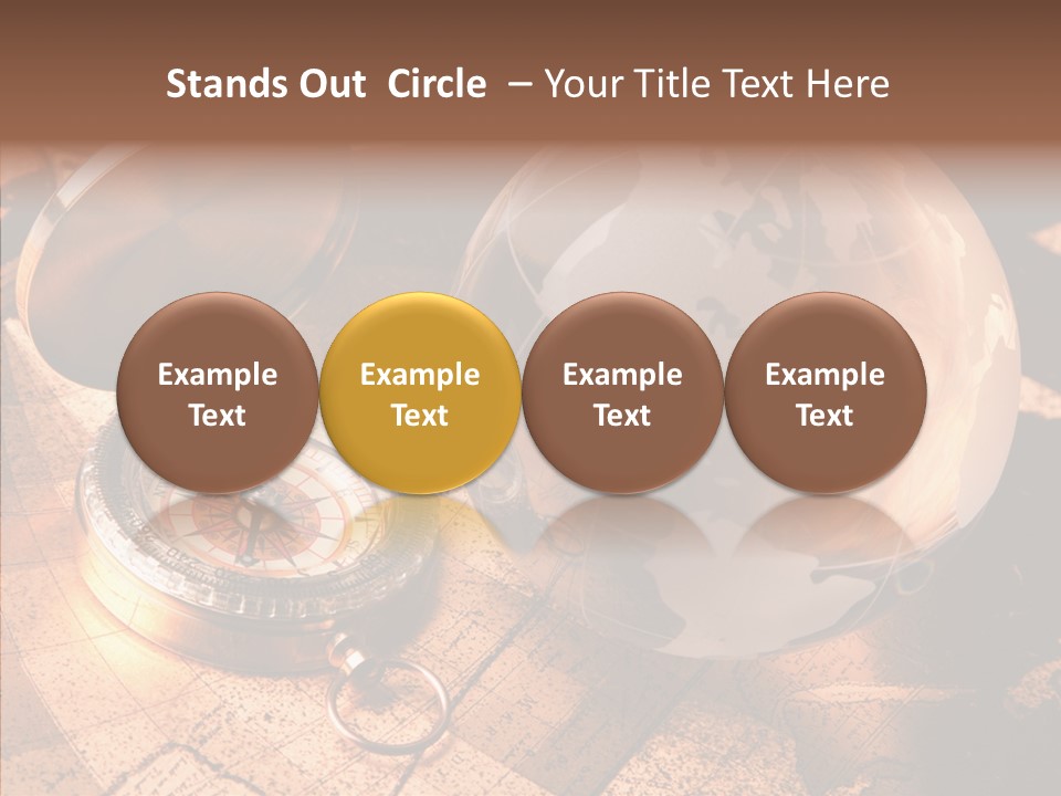 Way Telescope Retro PowerPoint Template