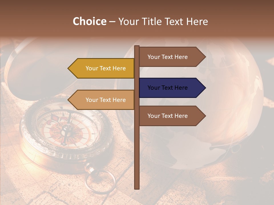 Way Telescope Retro PowerPoint Template