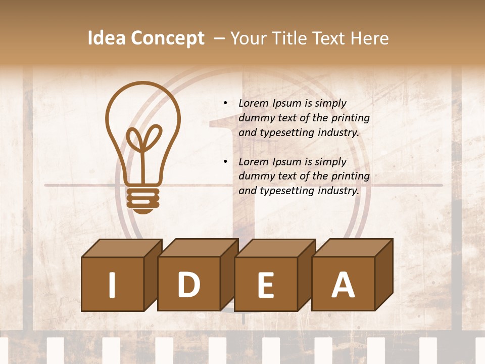 Projection Clip Film PowerPoint Template