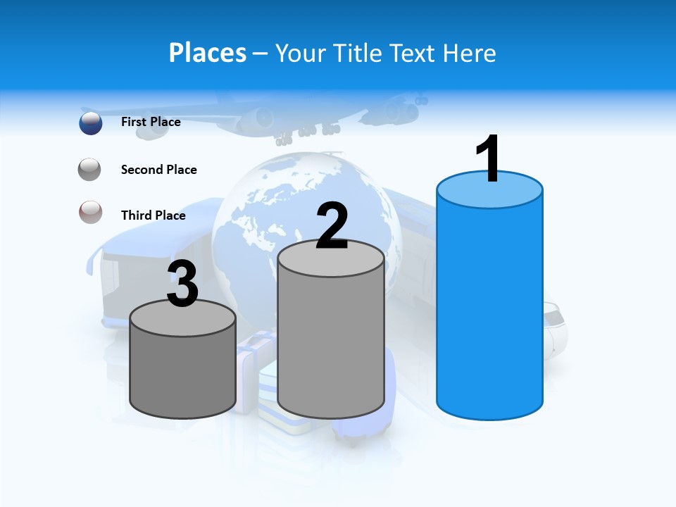 Transportation Wing Network PowerPoint Template