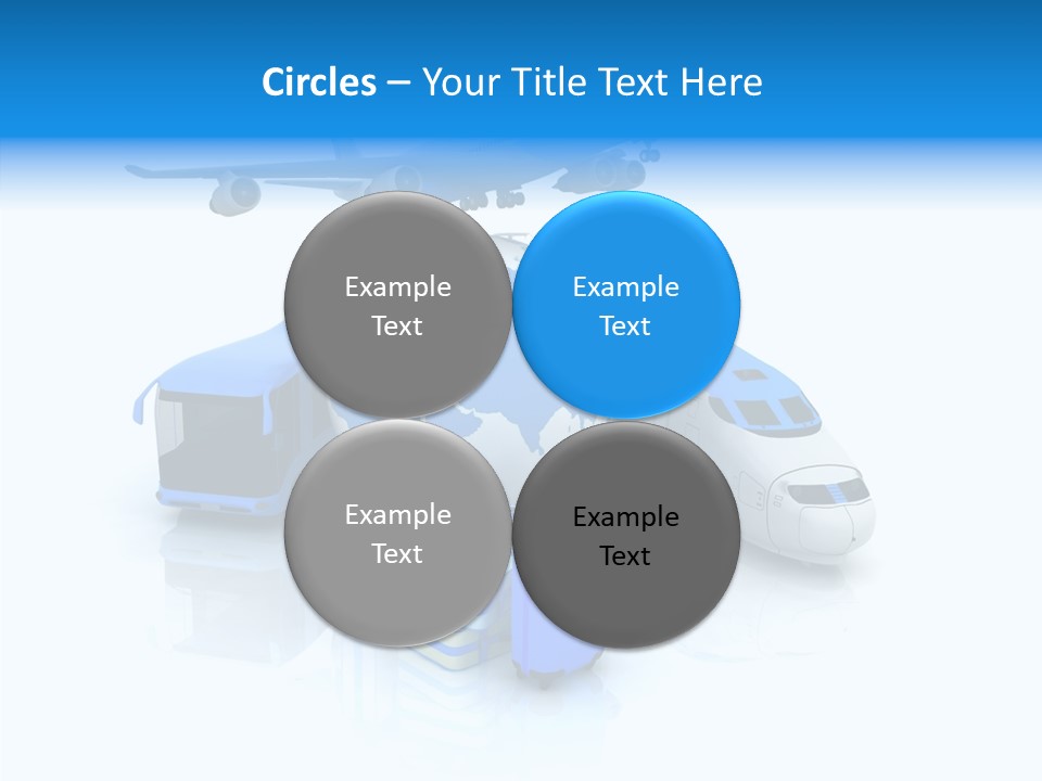 Transportation Wing Network PowerPoint Template