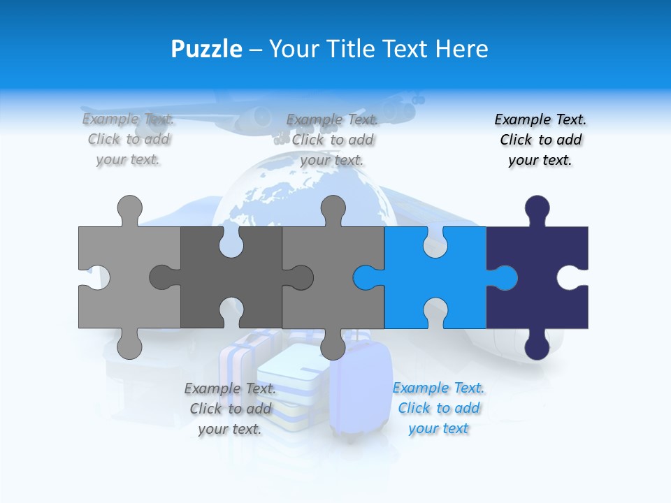 Transportation Wing Network PowerPoint Template