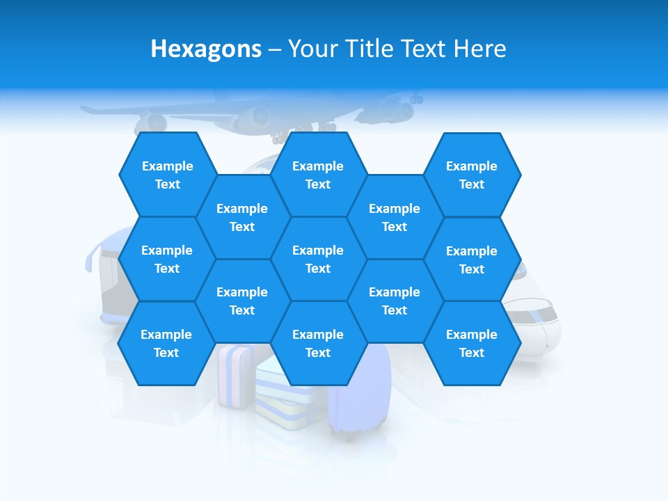 Transportation Wing Network PowerPoint Template