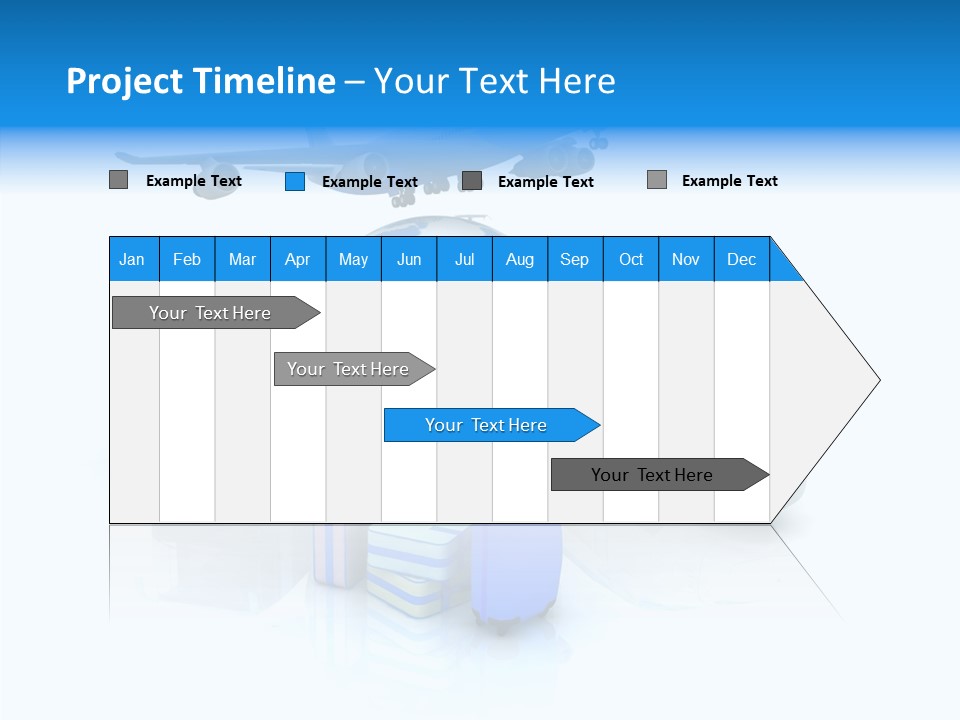 Transportation Wing Network PowerPoint Template