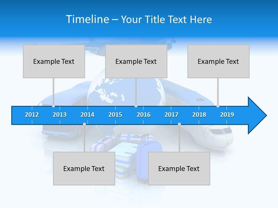 Transportation Wing Network PowerPoint Template