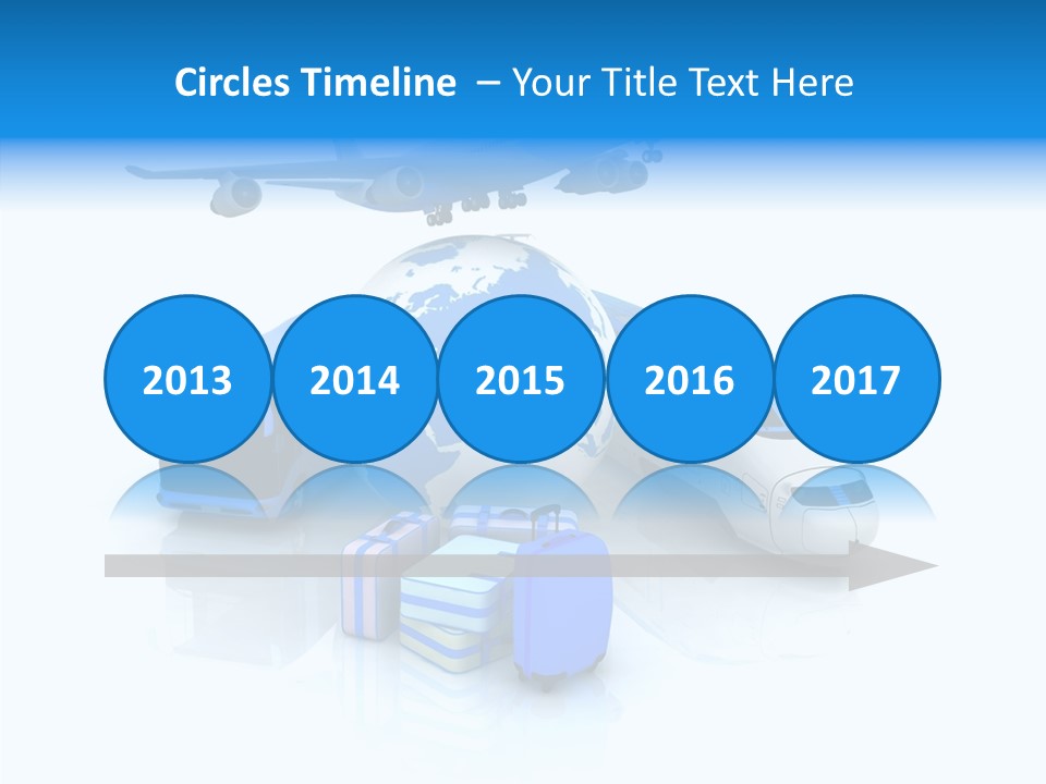Transportation Wing Network PowerPoint Template