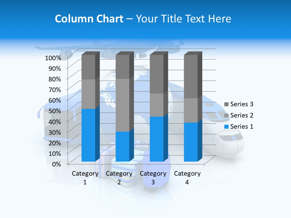 Transportation Wing Network PowerPoint Template