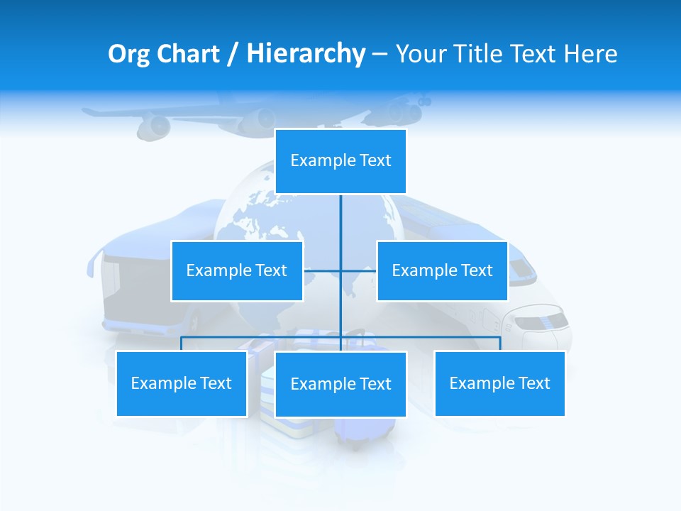 Transportation Wing Network PowerPoint Template