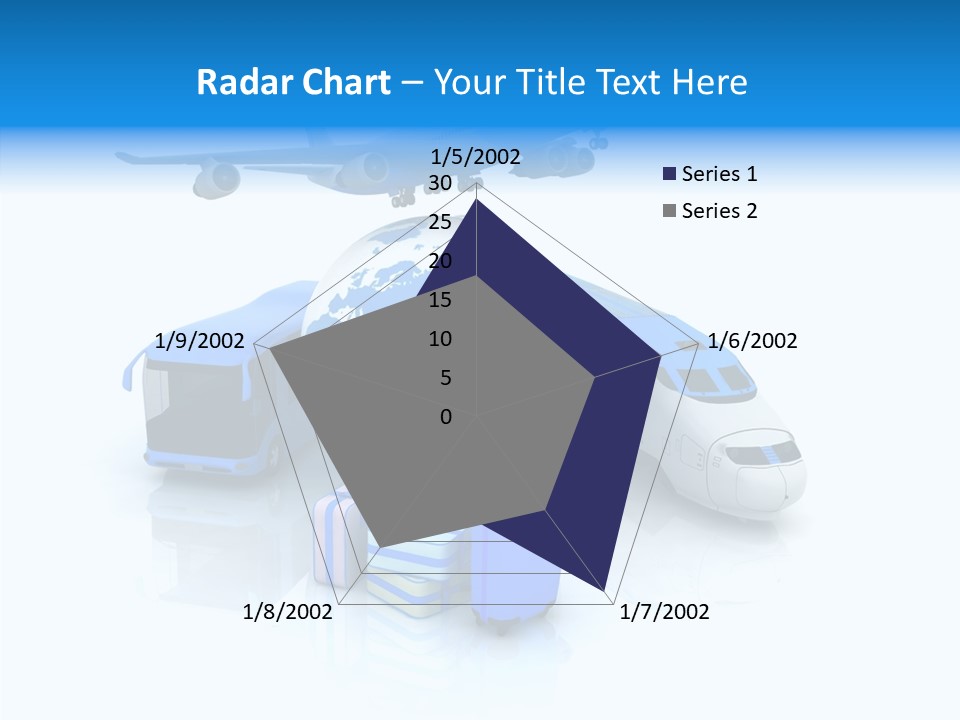 Transportation Wing Network PowerPoint Template