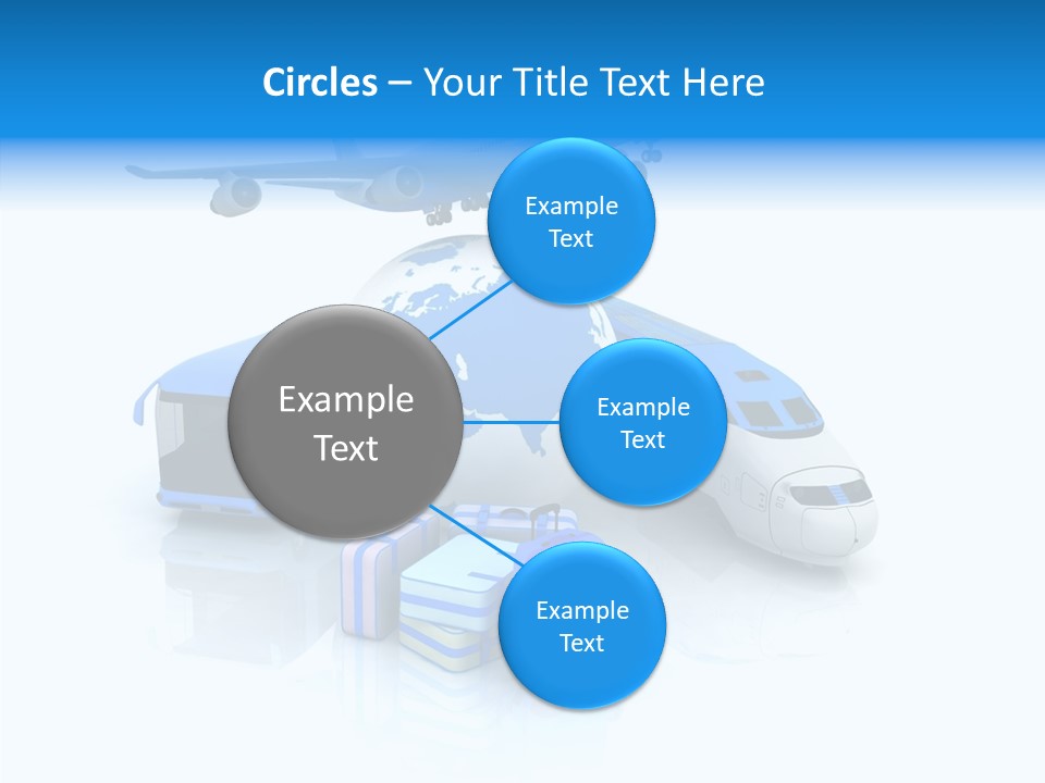 Transportation Wing Network PowerPoint Template