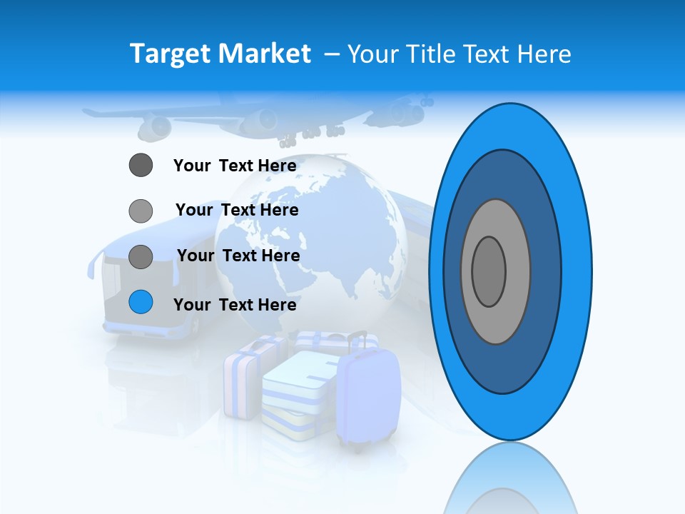 Transportation Wing Network PowerPoint Template