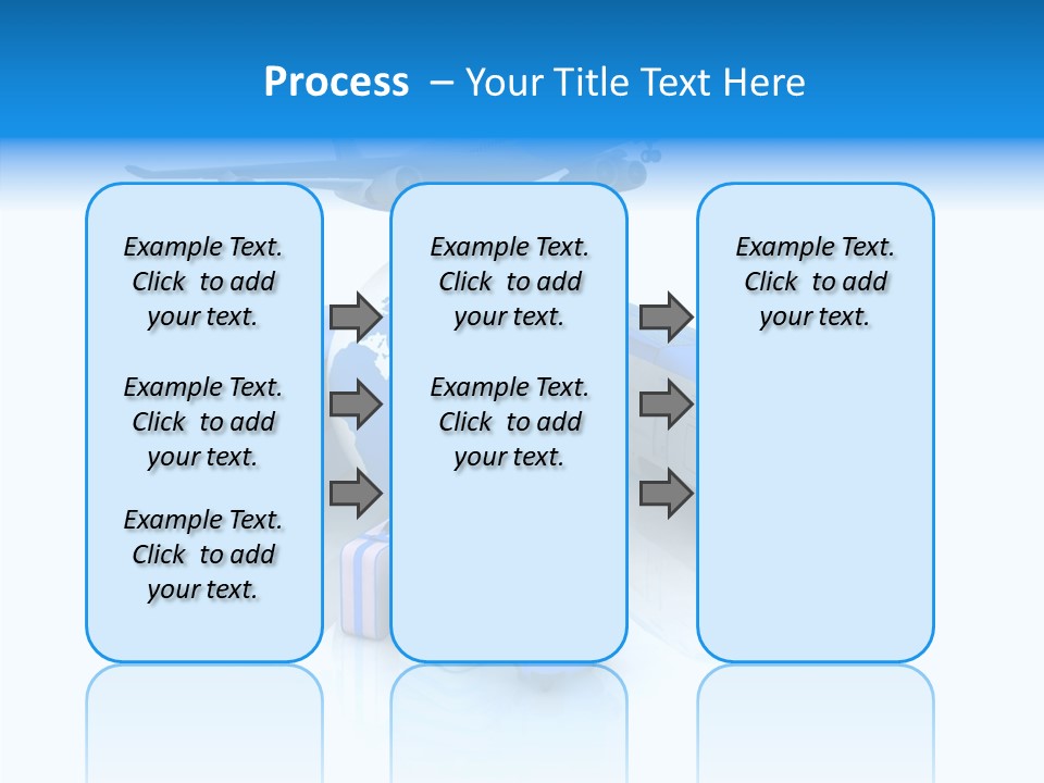 Transportation Wing Network PowerPoint Template