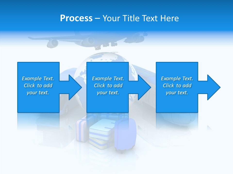 Transportation Wing Network PowerPoint Template