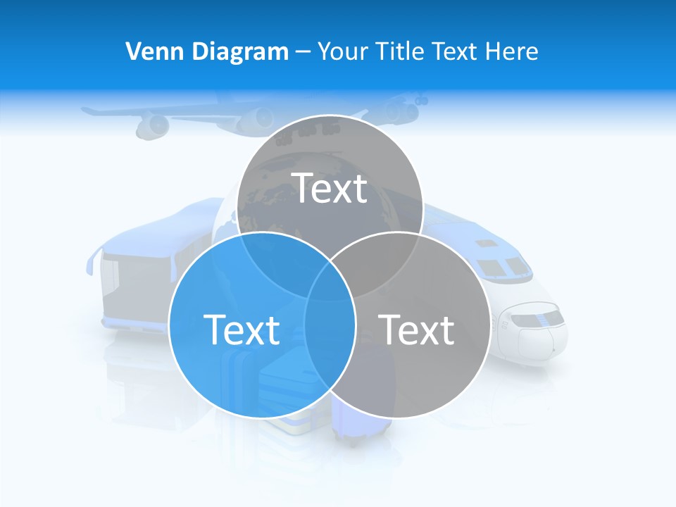 Transportation Wing Network PowerPoint Template