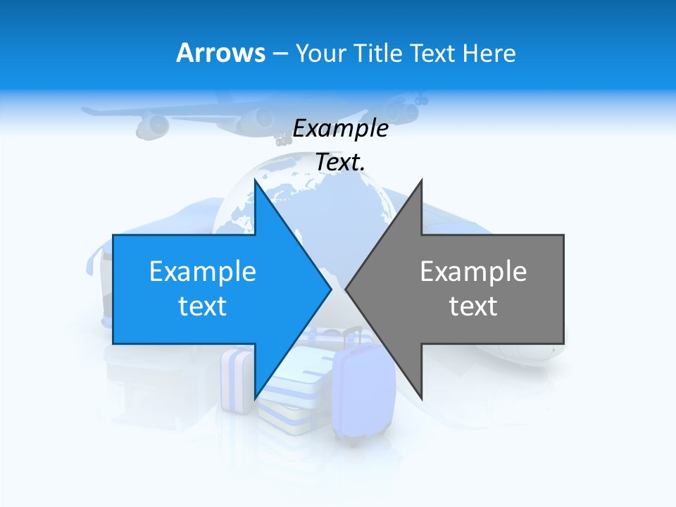 Transportation Wing Network PowerPoint Template