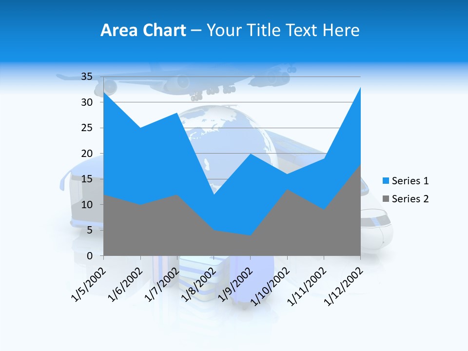 Transportation Wing Network PowerPoint Template