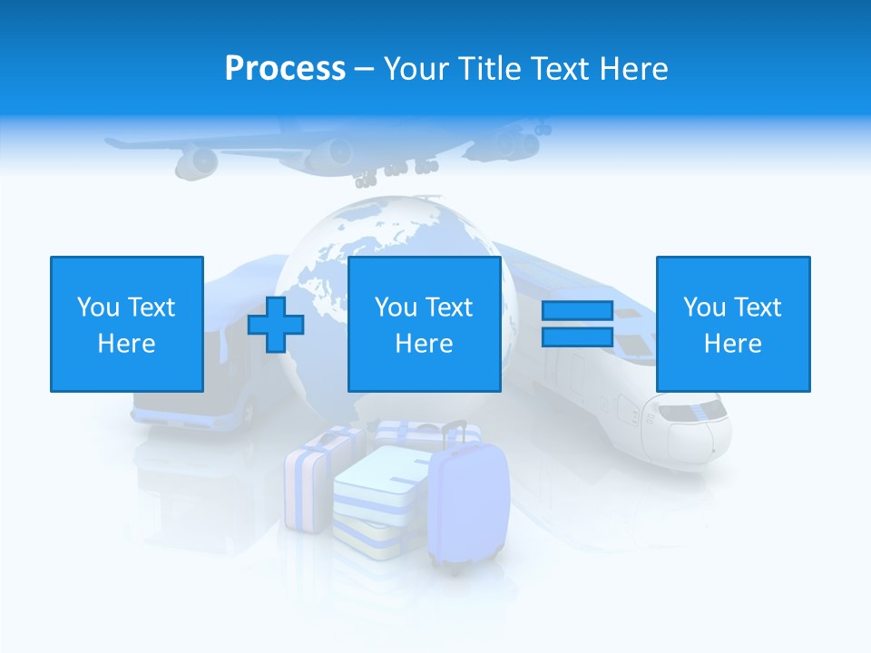 Transportation Wing Network PowerPoint Template
