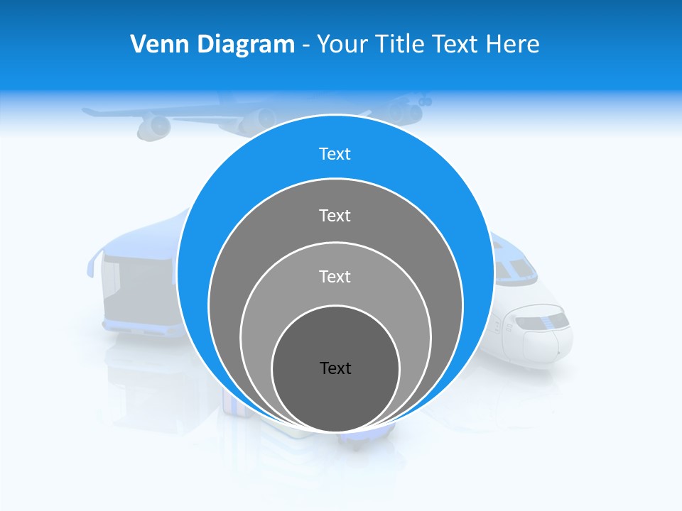 Transportation Wing Network PowerPoint Template