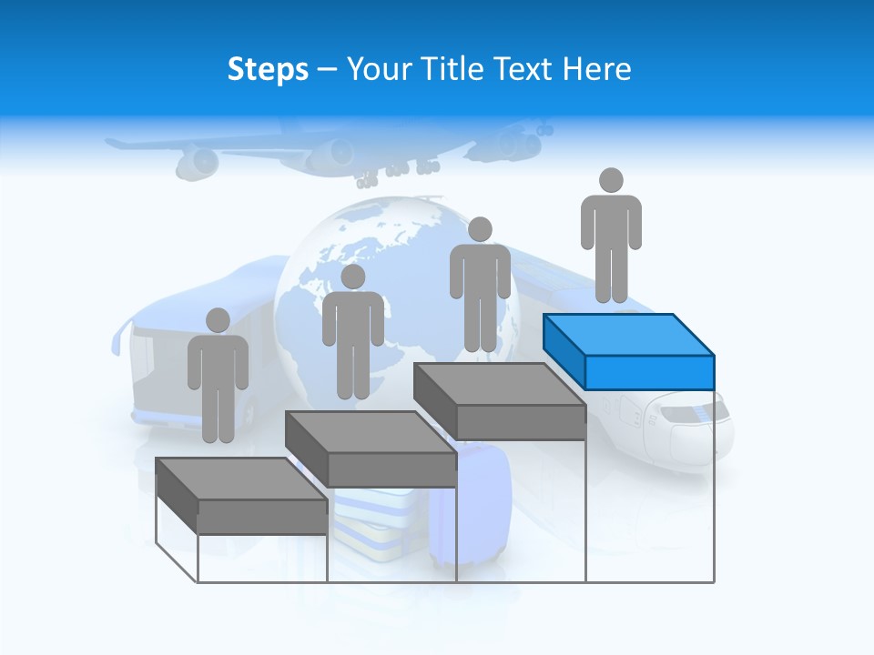 Transportation Wing Network PowerPoint Template
