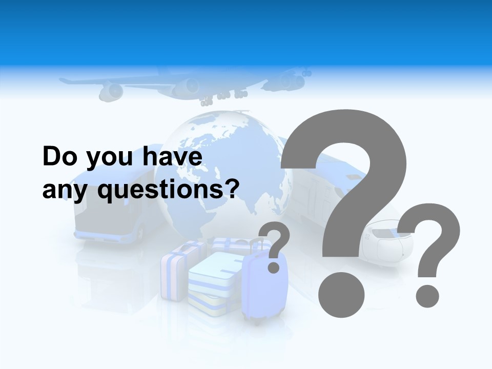 Transportation Wing Network PowerPoint Template