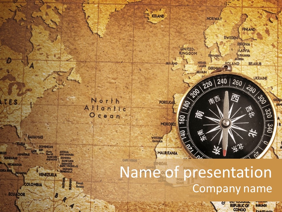 East Antique Ancient PowerPoint Template