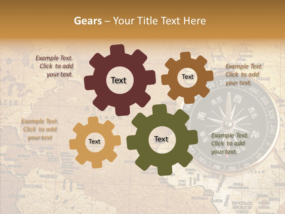 East Antique Ancient PowerPoint Template