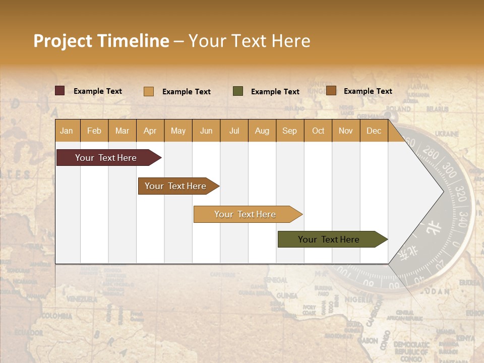 East Antique Ancient PowerPoint Template