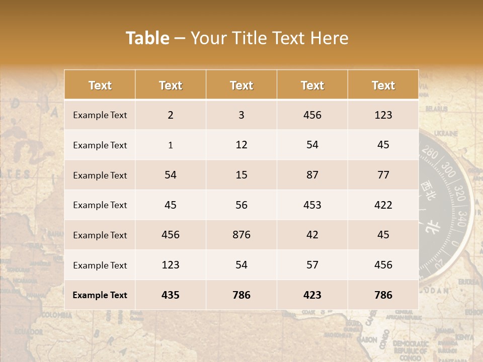 East Antique Ancient PowerPoint Template