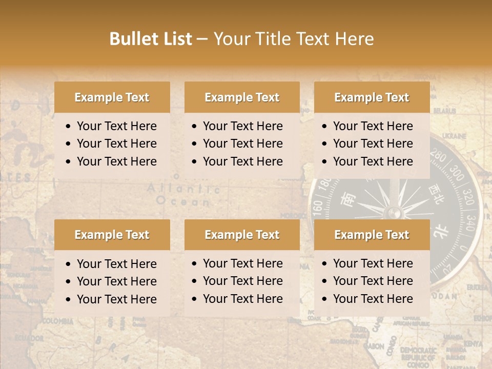 East Antique Ancient PowerPoint Template