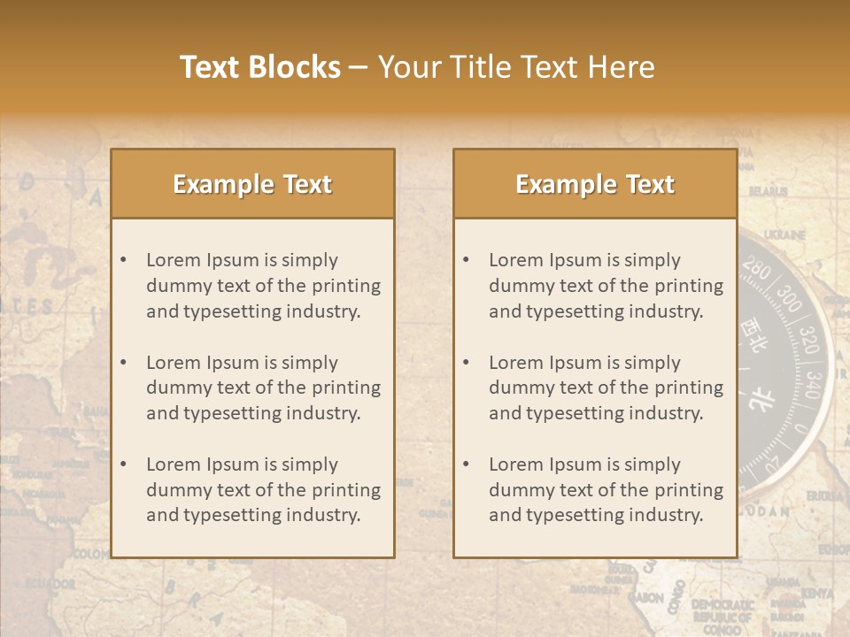 East Antique Ancient PowerPoint Template