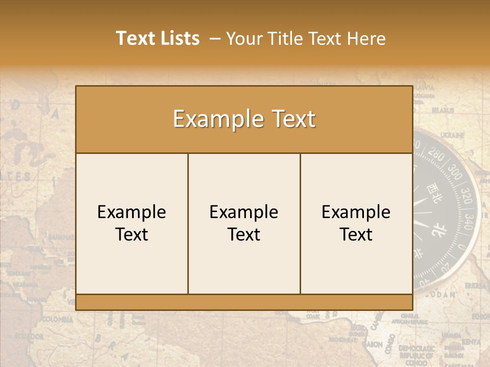 East Antique Ancient PowerPoint Template