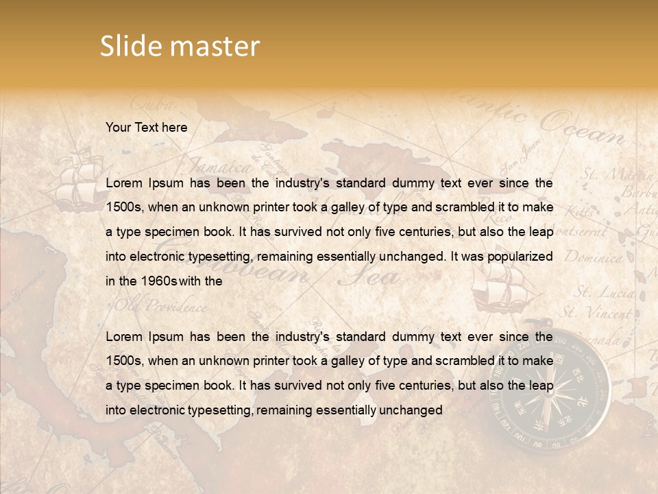 Instrument Brown Close Up PowerPoint Template
