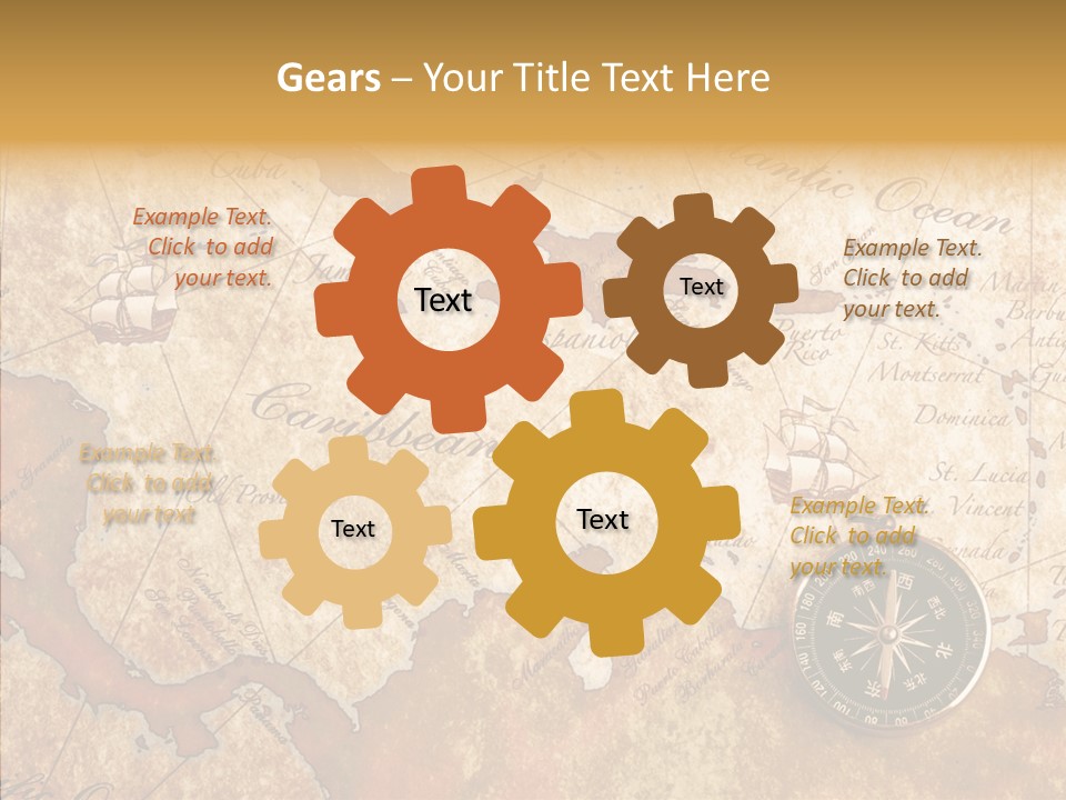Instrument Brown Close Up PowerPoint Template