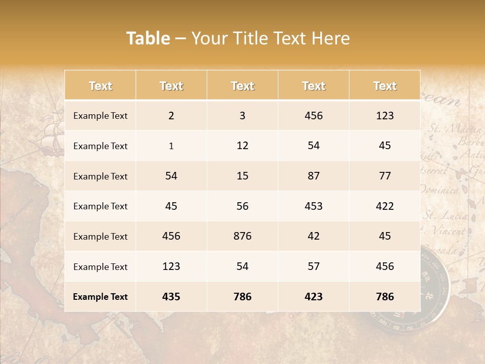 Instrument Brown Close Up PowerPoint Template