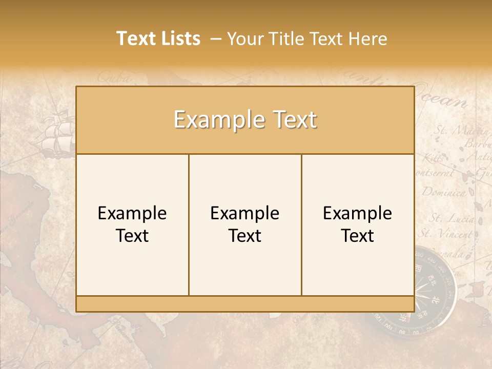 Instrument Brown Close Up PowerPoint Template