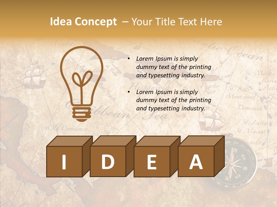 Instrument Brown Close Up PowerPoint Template
