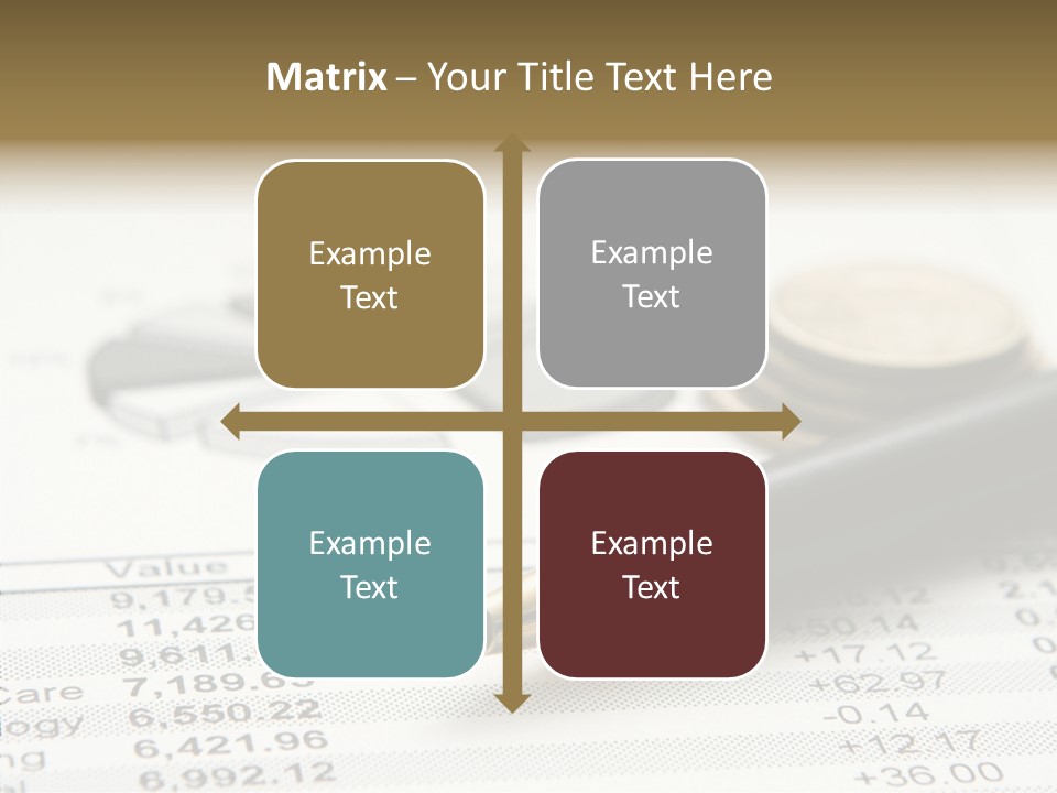 Graph Figures Plan PowerPoint Template