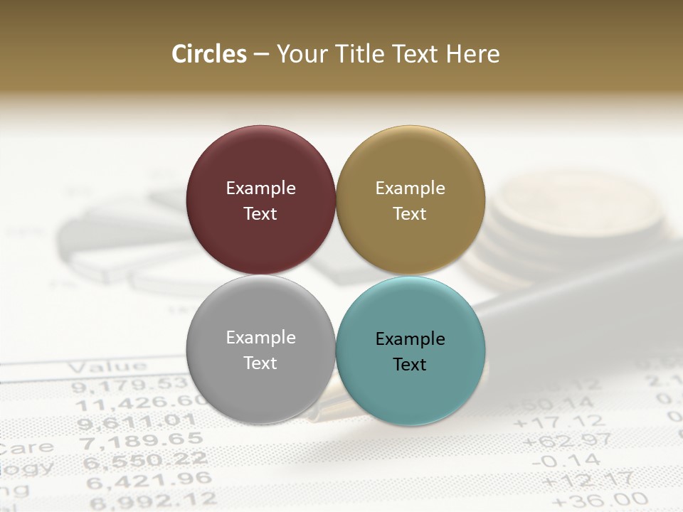 Graph Figures Plan PowerPoint Template