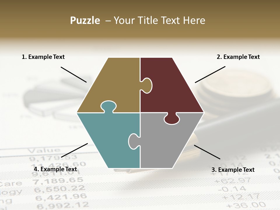 Graph Figures Plan PowerPoint Template