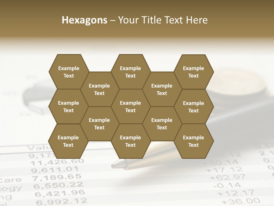 Graph Figures Plan PowerPoint Template