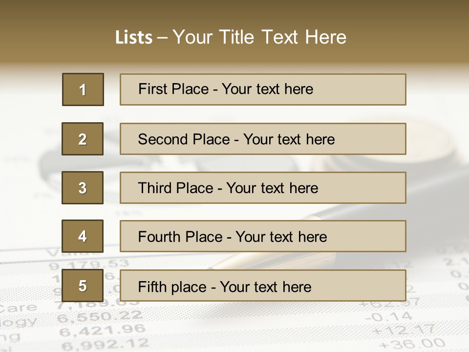 Graph Figures Plan PowerPoint Template