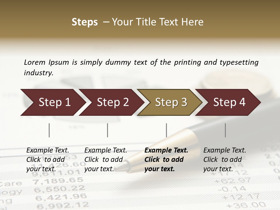 Graph Figures Plan PowerPoint Template