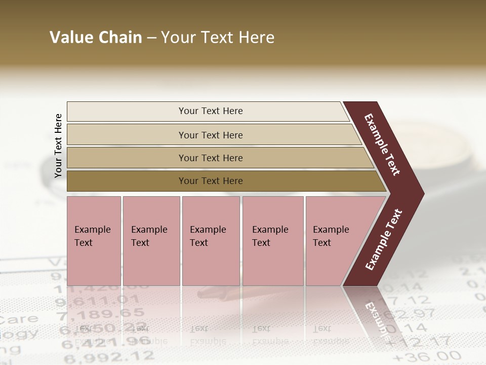 Graph Figures Plan PowerPoint Template