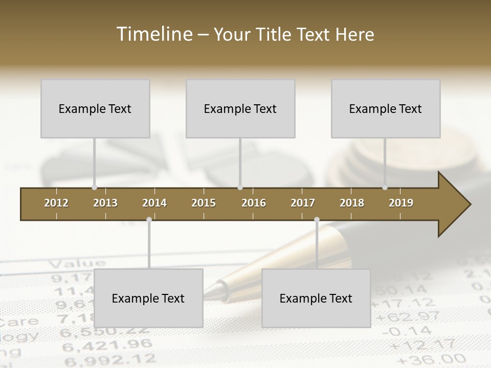 Graph Figures Plan PowerPoint Template